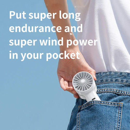 Mini ventilateur rechargeable de poche